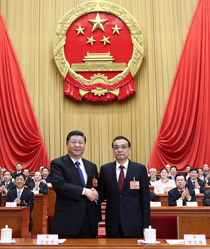 國家主席習(xí)近平簽署主席令 任命李克強(qiáng)為國務(wù)院總理